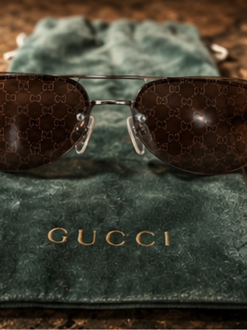 Authentic Gucci 01 SS Runway Sunglasses